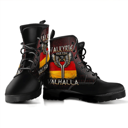 Boots Valkyrie Your Ride To Valhalla Germany Leather Boots