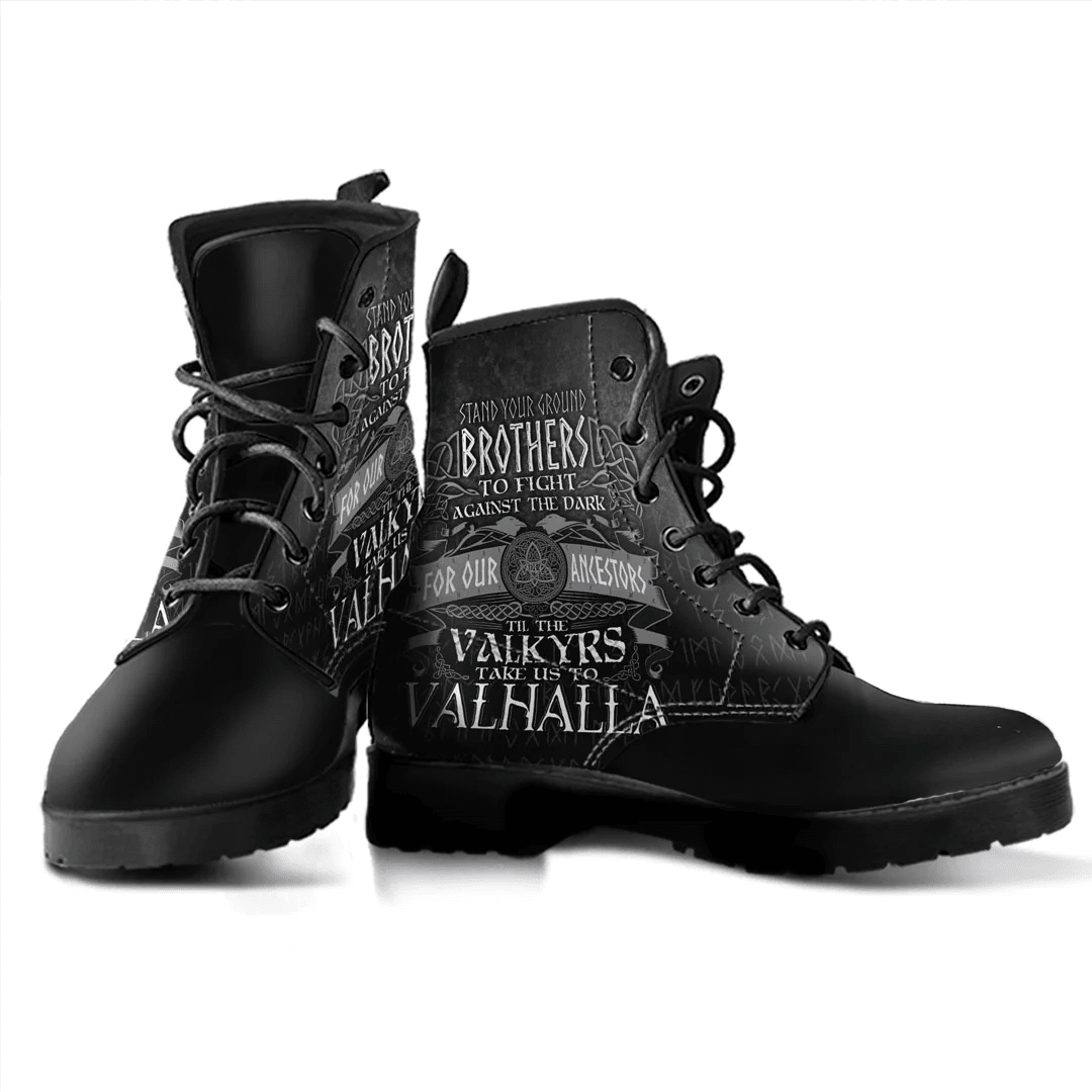 Boots Valkyrs Take Us To Valhalla Leather Boots