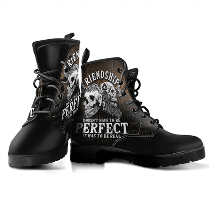 Boots Viking Friendship' Perfect And Real Leather Boots