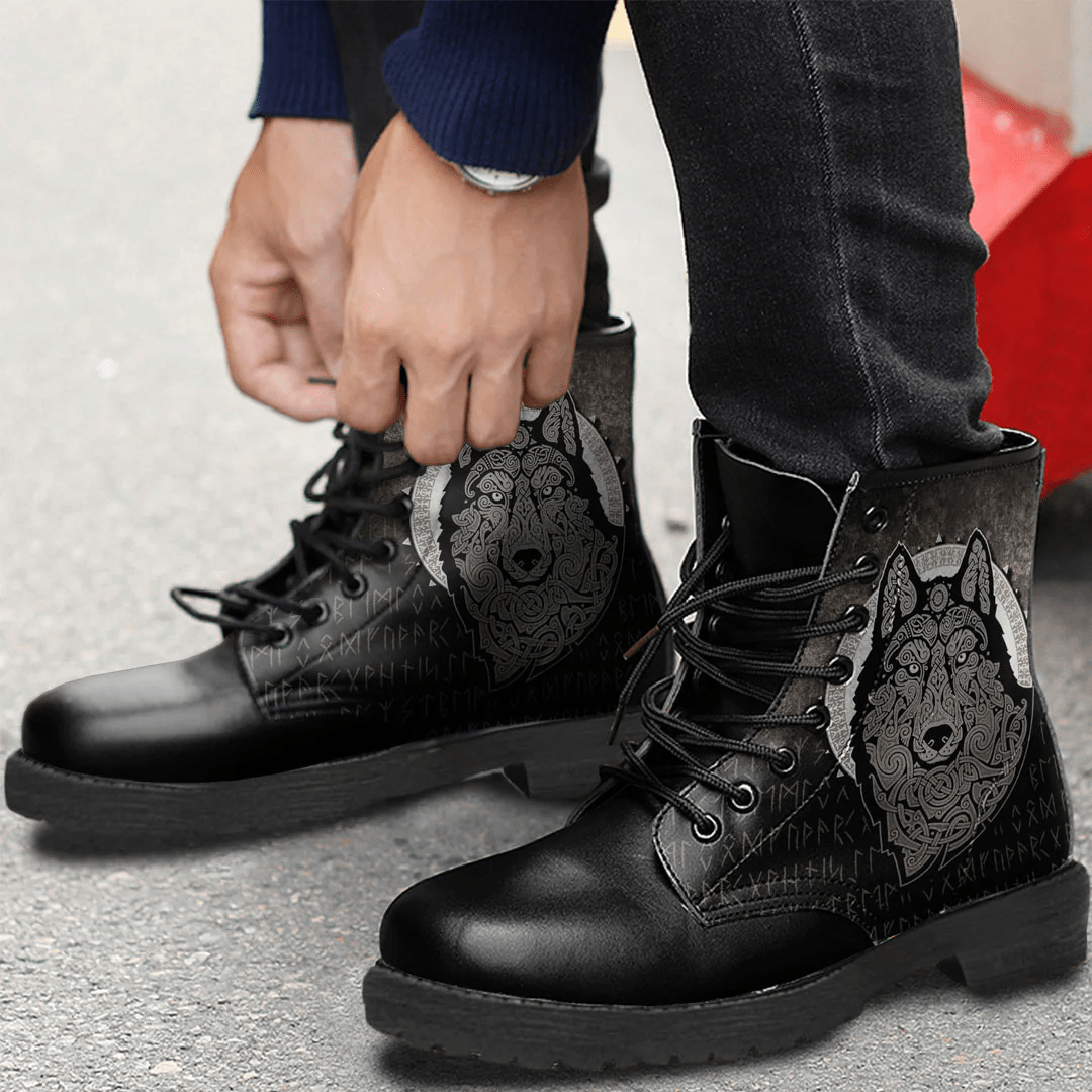 Boots Vikings Northern Wolf Leather Boots