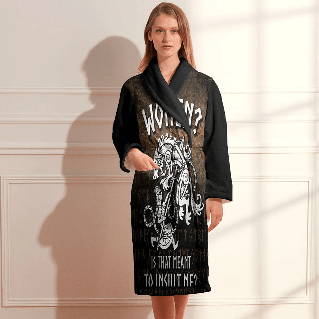 Bathrobe Shieldmaiden Women Is That Ment To Insult Me Bath Robe