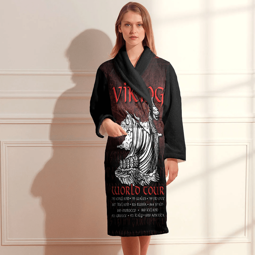 Bathrobe Viking World Tour Bath Robe