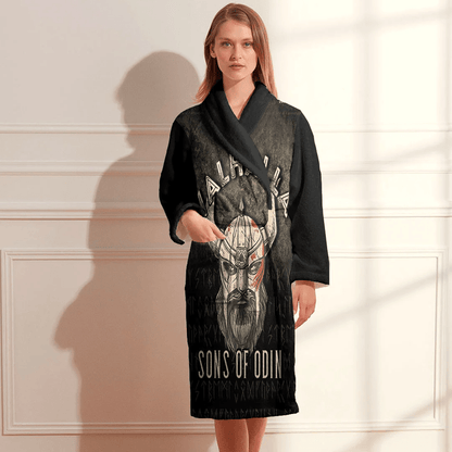 Bathrobe Valhalla Sons Of Odin Bath Robe