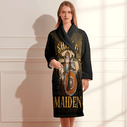 Bathrobe Vikings Shieldmaiden Bath Robe