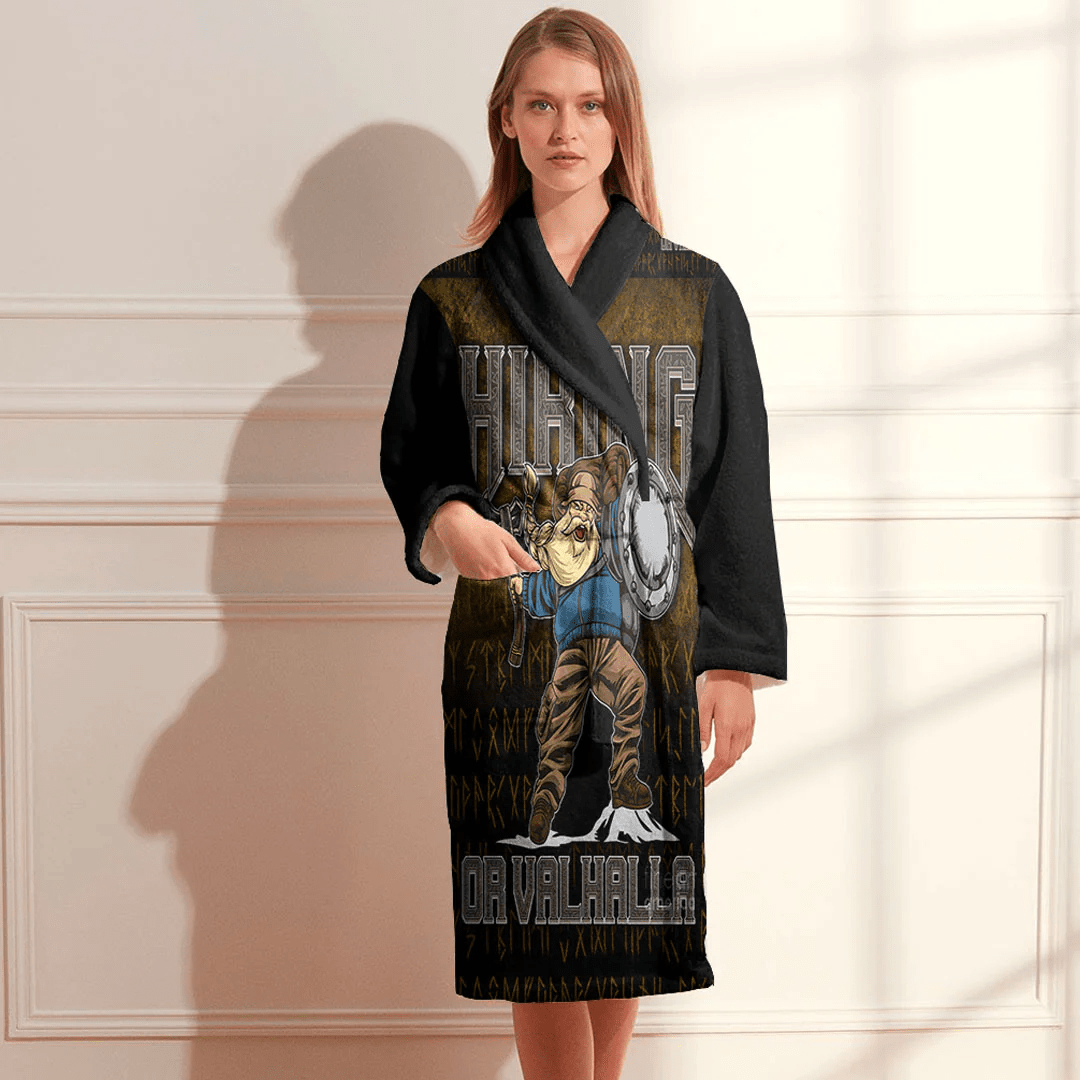 Bathrobe Hiking Or Valhalla Norse Hiker Bath Robe
