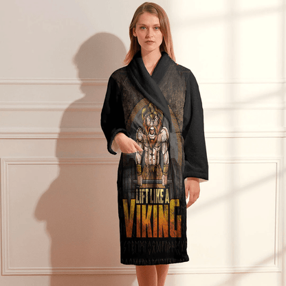 Bathrobe Lift Like A Viking Bath Robe