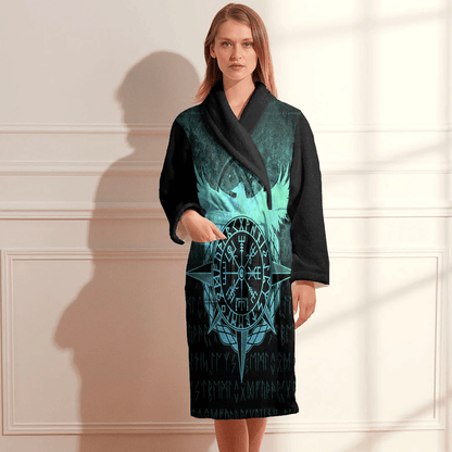 Bathrobe Viking Fate 'Vegvisir Bath Robe