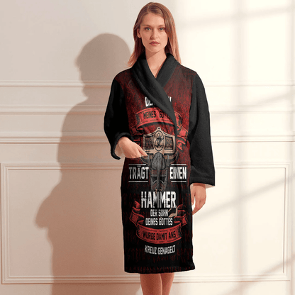 Bathrobe Viking Hammer Bath Robe
