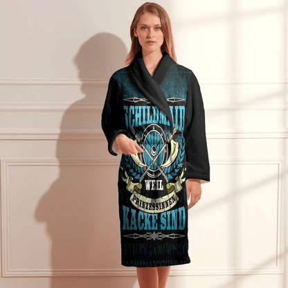 Bathrobe Schildmaid' Because Princesses Of Shit Are Vikings Bath Robe