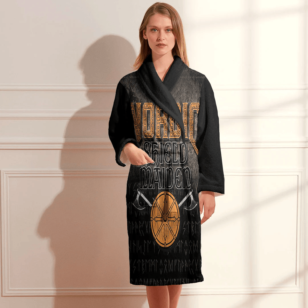 Bathrobe Nordic Shieldmaiden Bath Robe