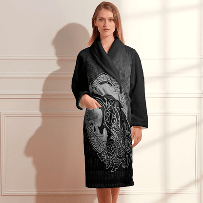 Bathrobe Fenrir Vikingd Tattoo Special Bath Robe