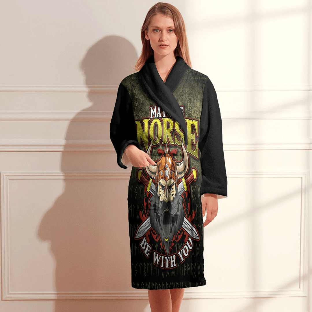 Bathrobe May The Norse Be With You Bath Robe