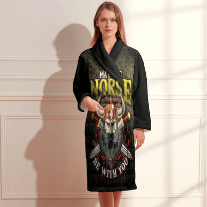 Bathrobe May The Norse Be With You Bath Robe