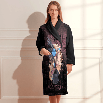 Bathrobe I Want To Be A Shield Maiden Bath Robe