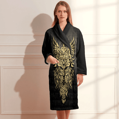Bathrobe Odin The Allfather Asgard God And Chief Of Aesir Bath Robe