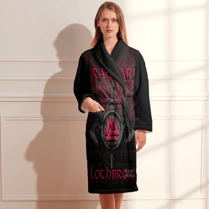Bathrobe Ragnar Lothbrok Viking Warrior Bath Robe