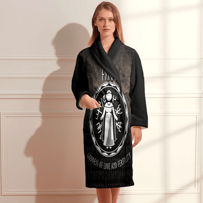 Bathrobe Nordic Gods Goddesses Freya For Scandanvian Viking Warriors Bath Robe