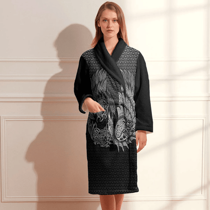 Bathrobe Ragnarok Huginn Muninn Silver Bath Robe