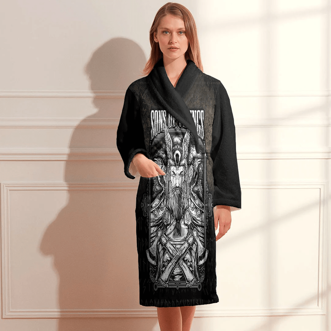 Bathrobe Sons Of Odin Valhalla Bath Robe