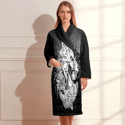 Bathrobe Skoll And Hati Bath Robe