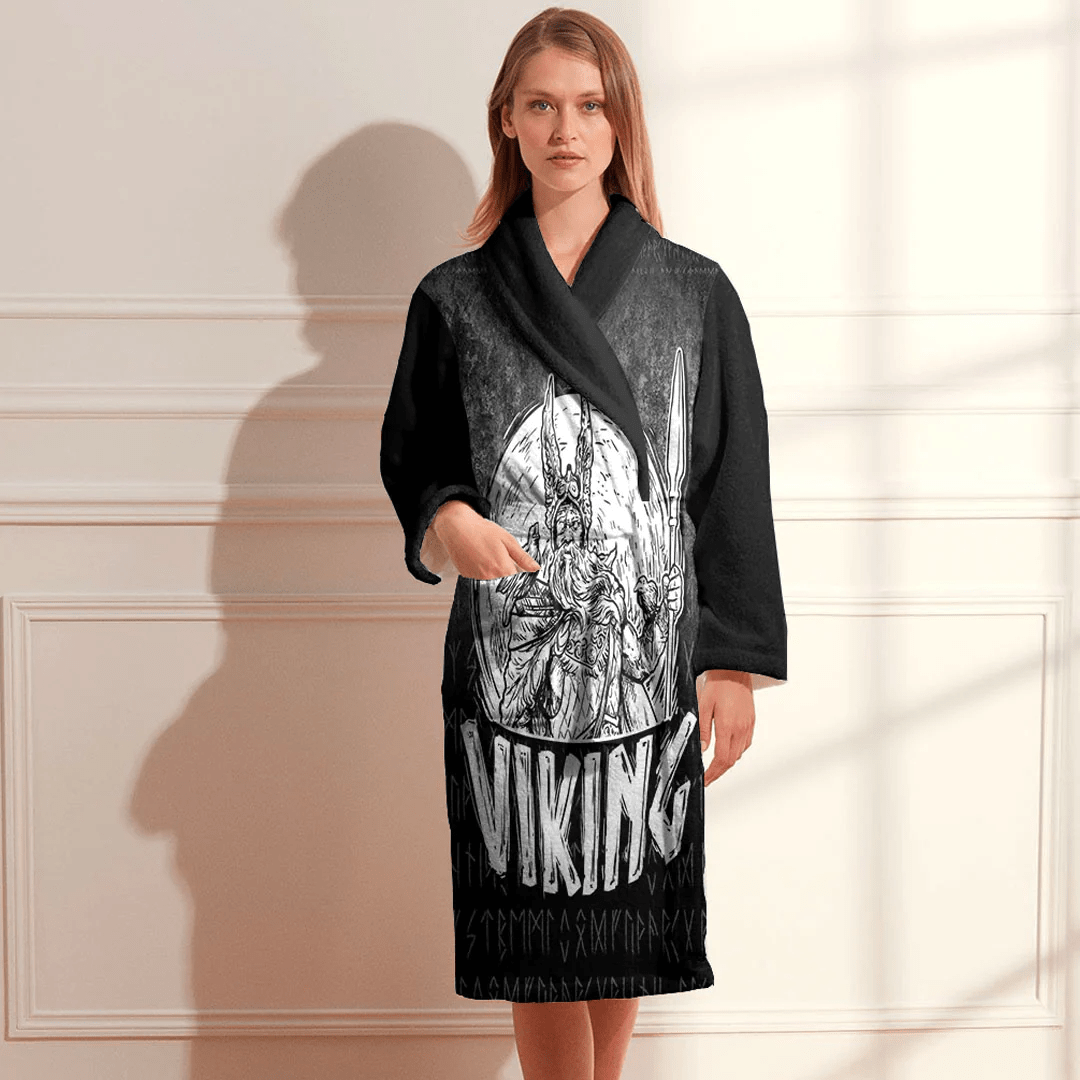 Bathrobe Viking Odin Mythology Bath Robe