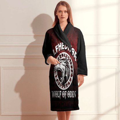 Bathrobe Ulfhednar Wolf Of Odin Viking Bath Robe