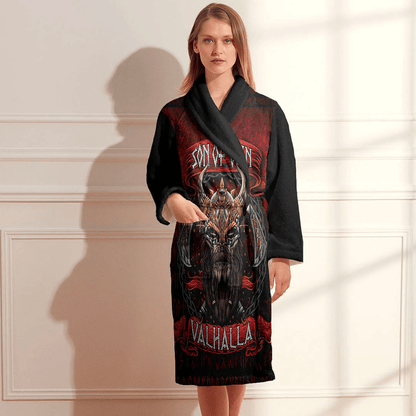 Bathrobe Son Of Odin Valhalla Viking Warrior Bath Robe
