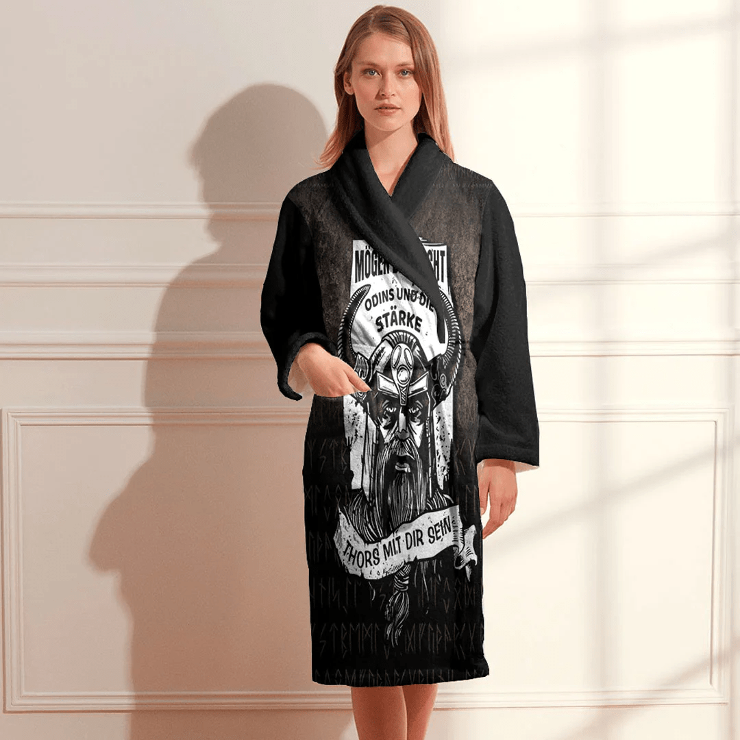 Bathrobe Die Macht Odins Wikinger Walhalla Bath Robe
