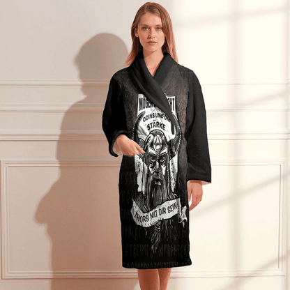 Bathrobe Die Macht Odins Wikinger Walhalla Bath Robe