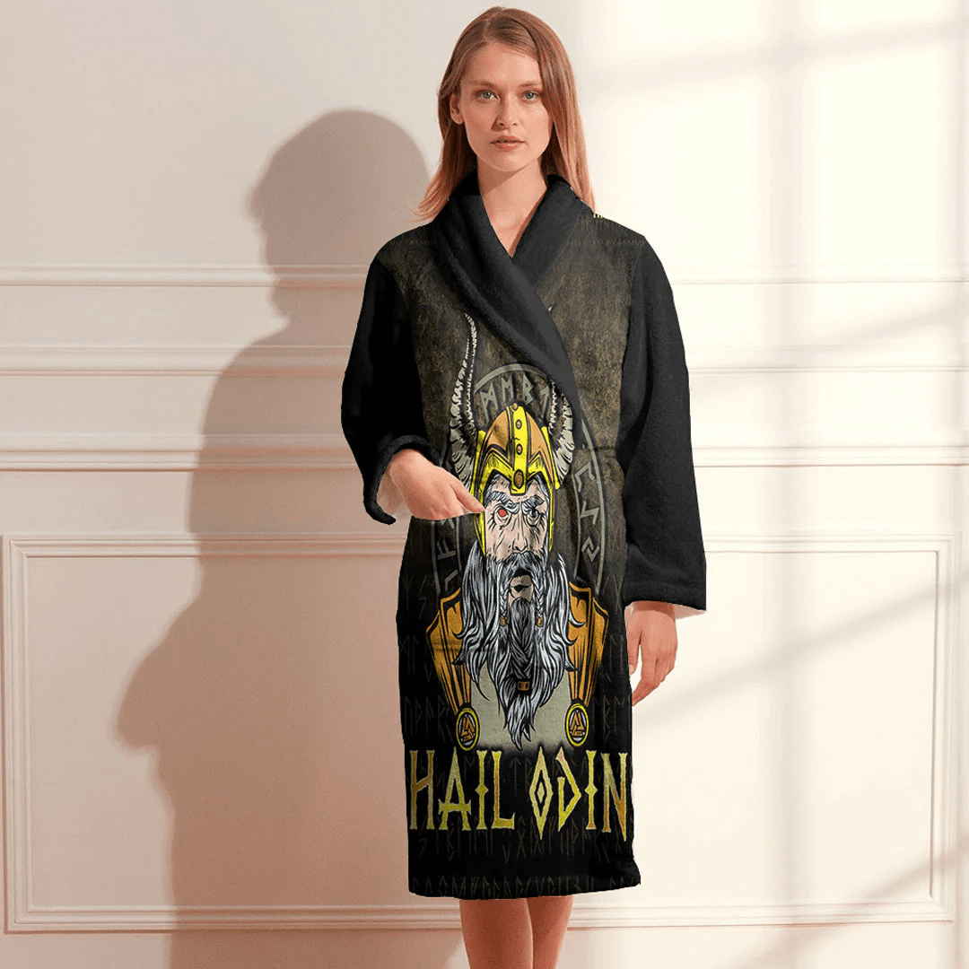 Bathrobe Hail Odin Bath Robe