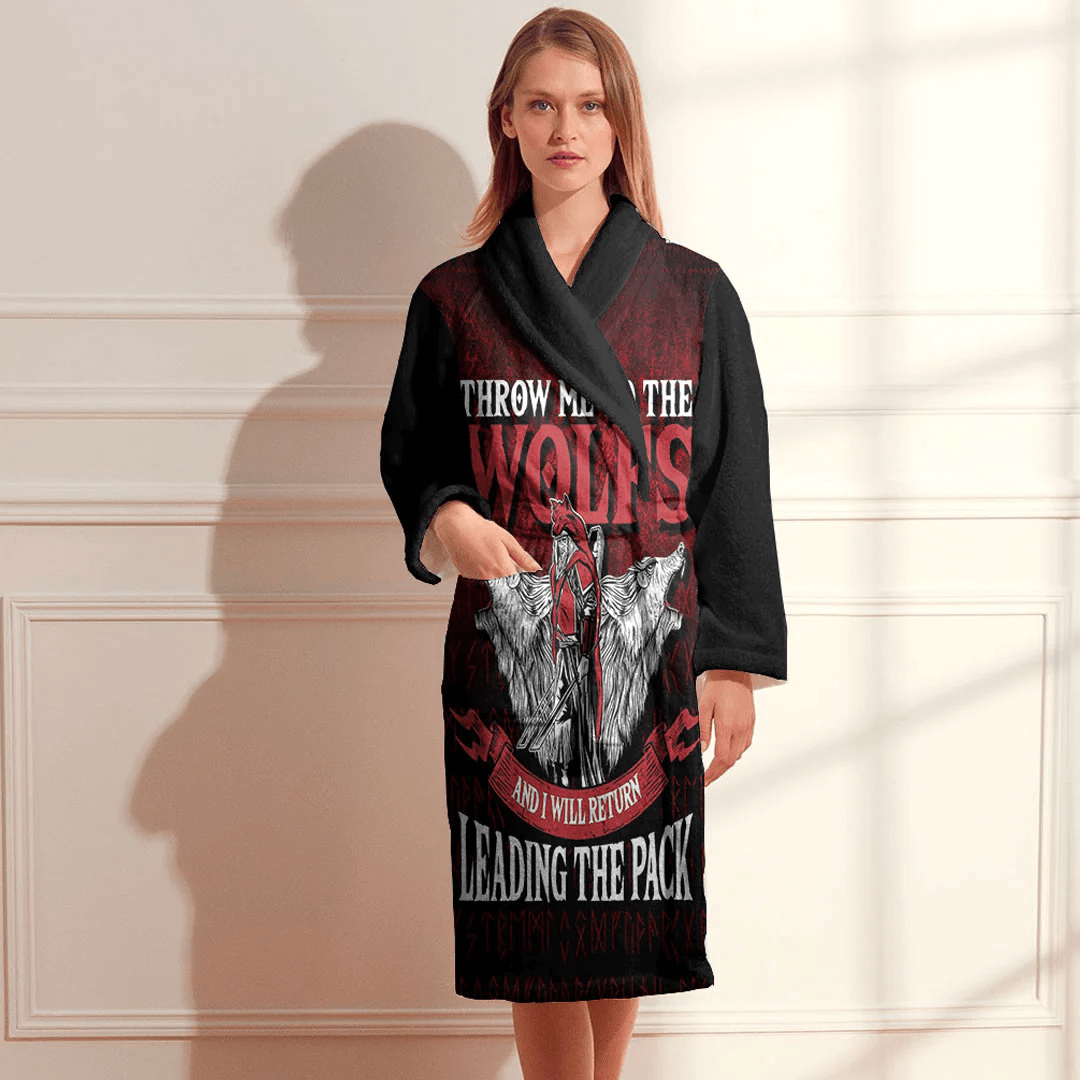 Bathrobe Viking Vikings Nothern Mythology Bath Robe