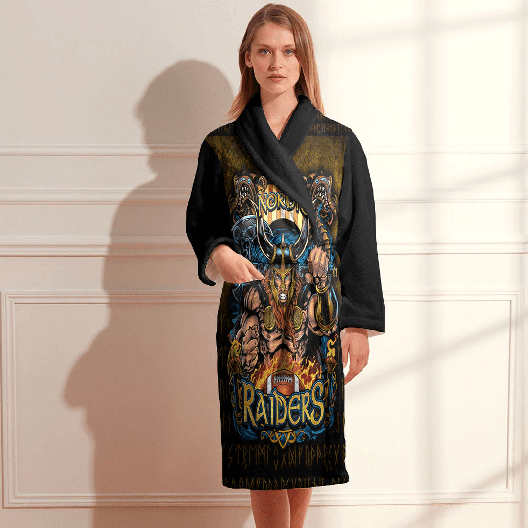 Bathrobe Viking Nordic Raiders Bath Robe