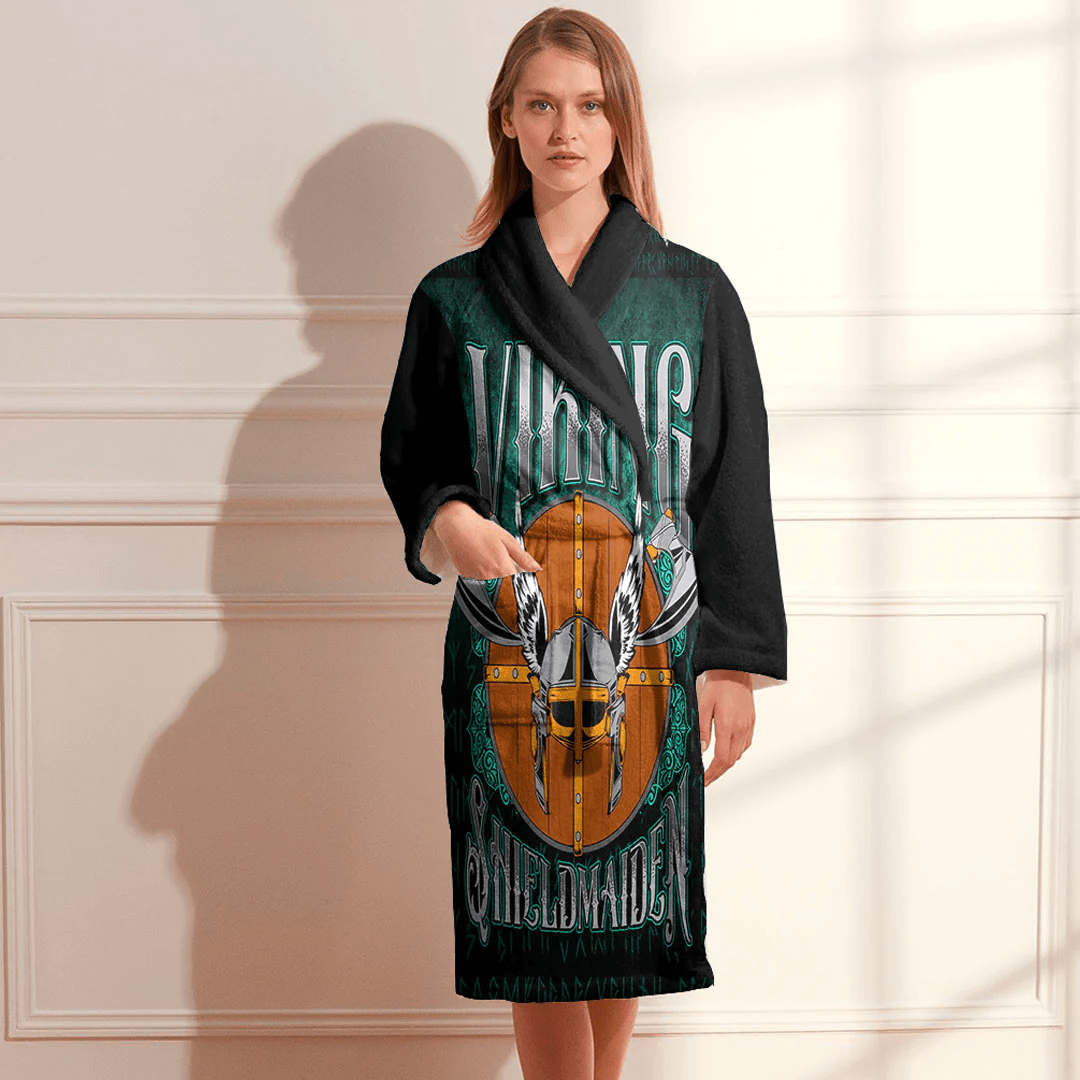 Bathrobe Vikings Future Shield Maide Bath Robe