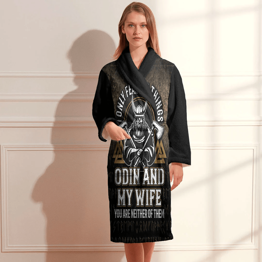 Bathrobe Viking Saying Odin Northman Bath Robe