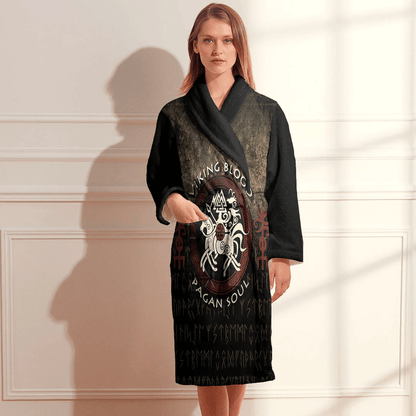 Bathrobe Viking Blood Pagan Soul Bath Robe