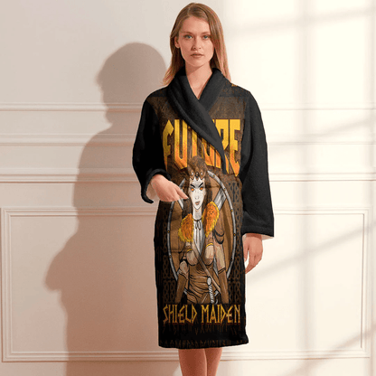 Bathrobe Vikings Future Shield Maiden Bath Robe