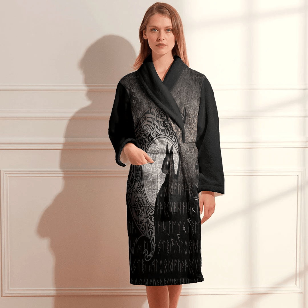 Bathrobe Vikings Ratatoskr Bath Robe