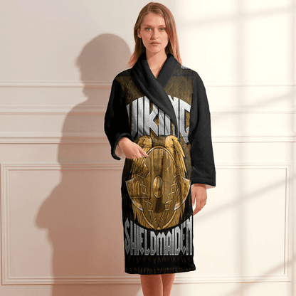 Bathrobe Vikings Shieldmaiden Bath Robe