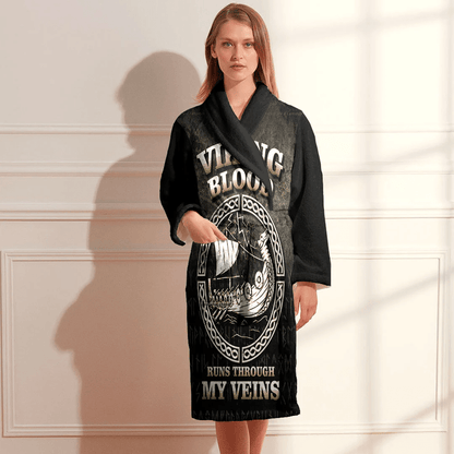 Bathrobe Viking Blood Bath Robe