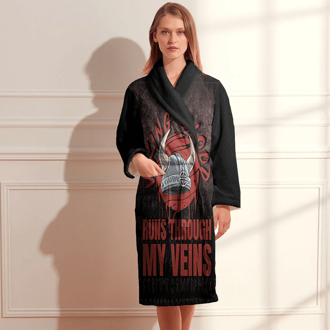 Bathrobe Viking Blood Bath Robe