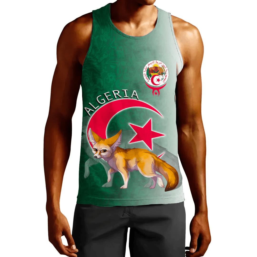 Clothing Algeria Fennec Fox Tank Top