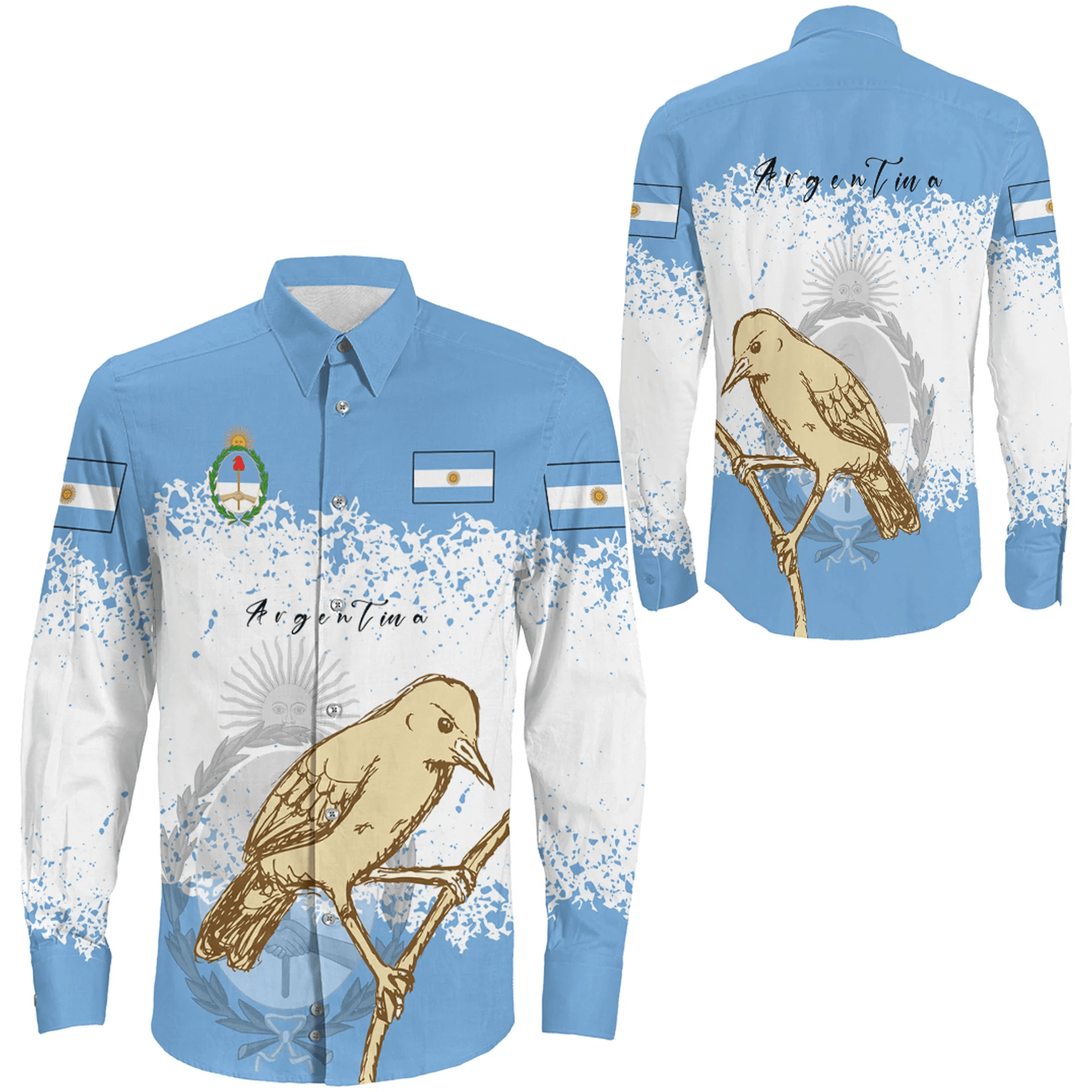 Clothing Argentina Rufous Hornerod Long Sleeve Button Shirt