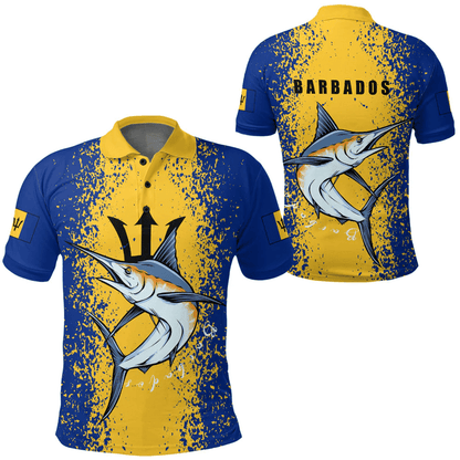 Clothing Barbados Blue Marlin Polo Shirts