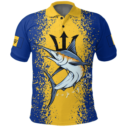 Clothing Barbados Blue Marlin Polo Shirts