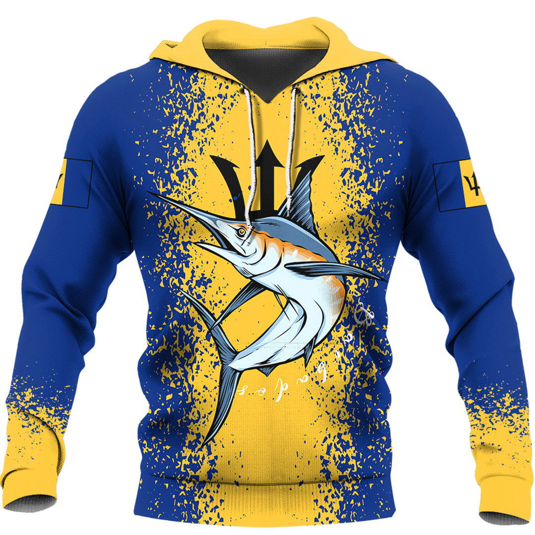 Clothing Barbados Blue Marlin Zip Hoodie