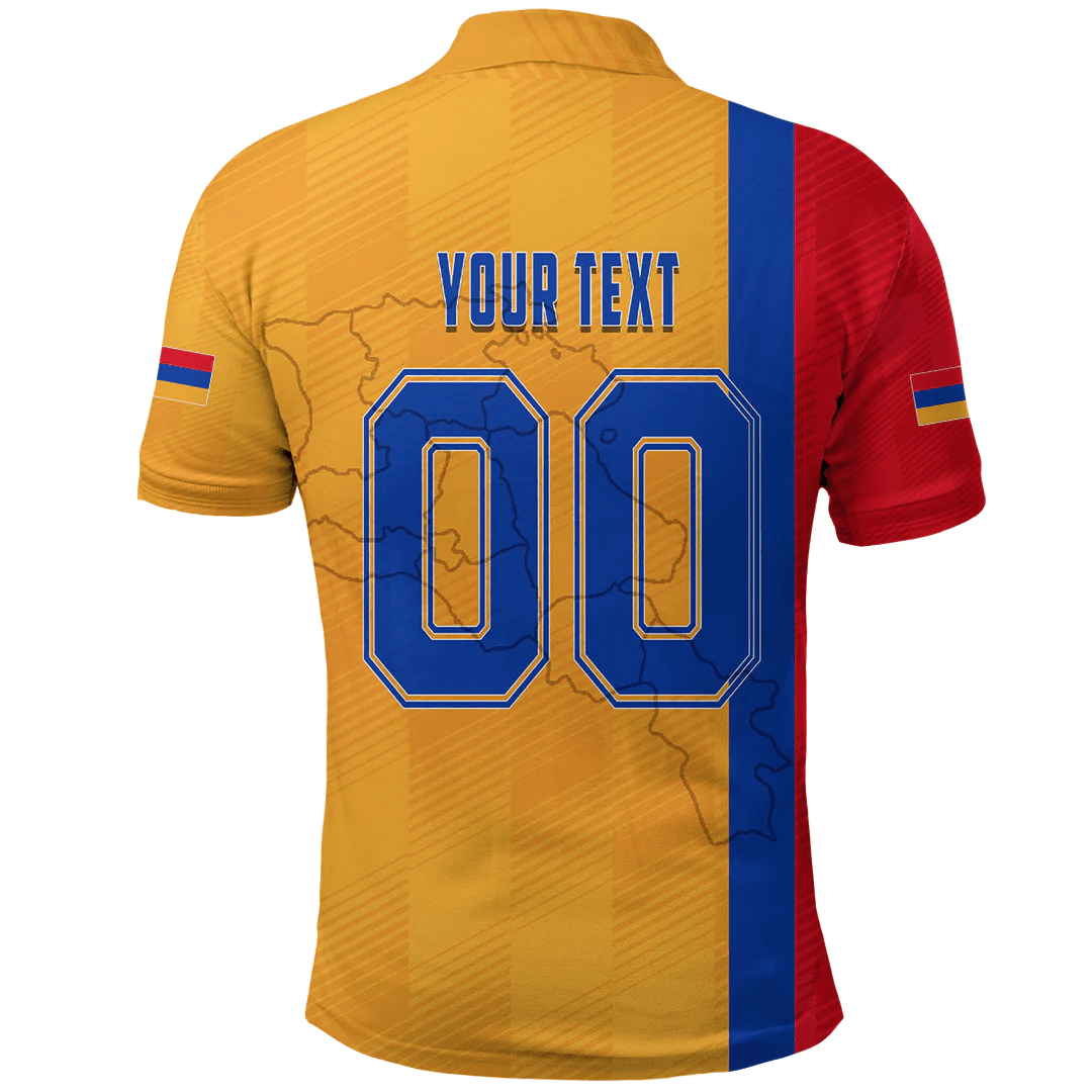 Clothing Custom Armenia Sport Football Polo Shirt