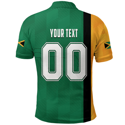 Clothing Custom Jamaica Sport Football Polo Shirt