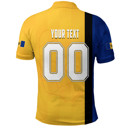 Clothing Custom Barbados Sport Football Polo Shirt
