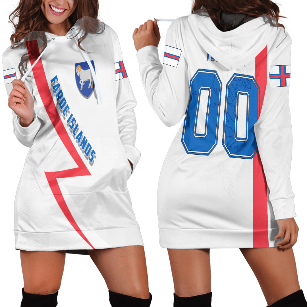 Clothing Custom Faroe Islands Sport Football Hoodie Dress