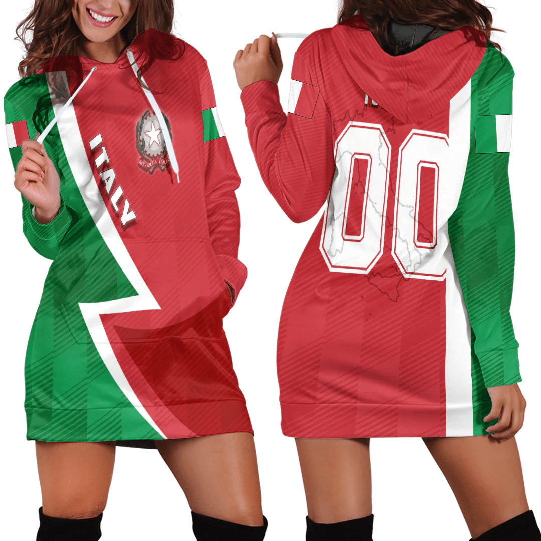 Clothing Custom Italy Sport Football Hoodie Dress